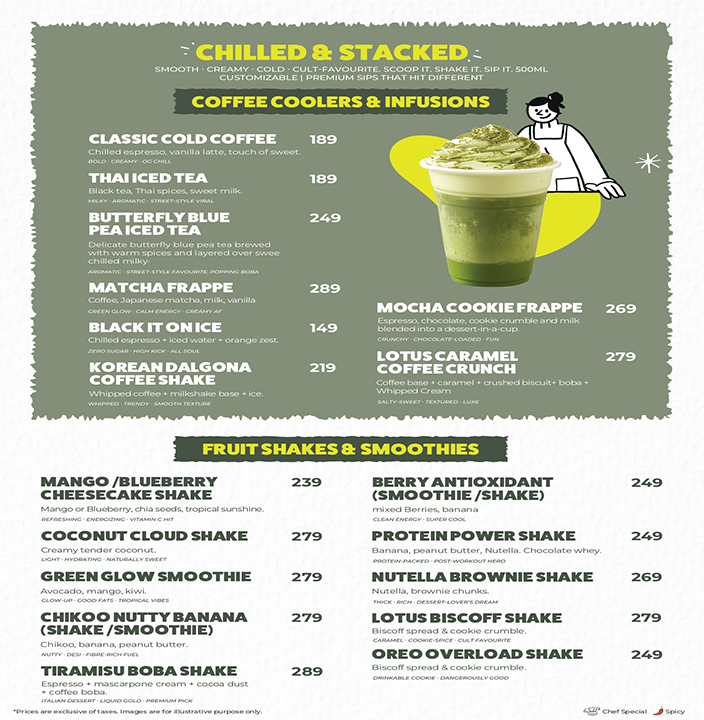 Menu Page 16